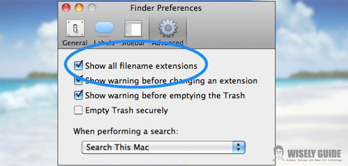 mac show all files