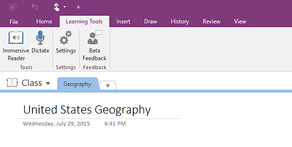 onenote learning tools install